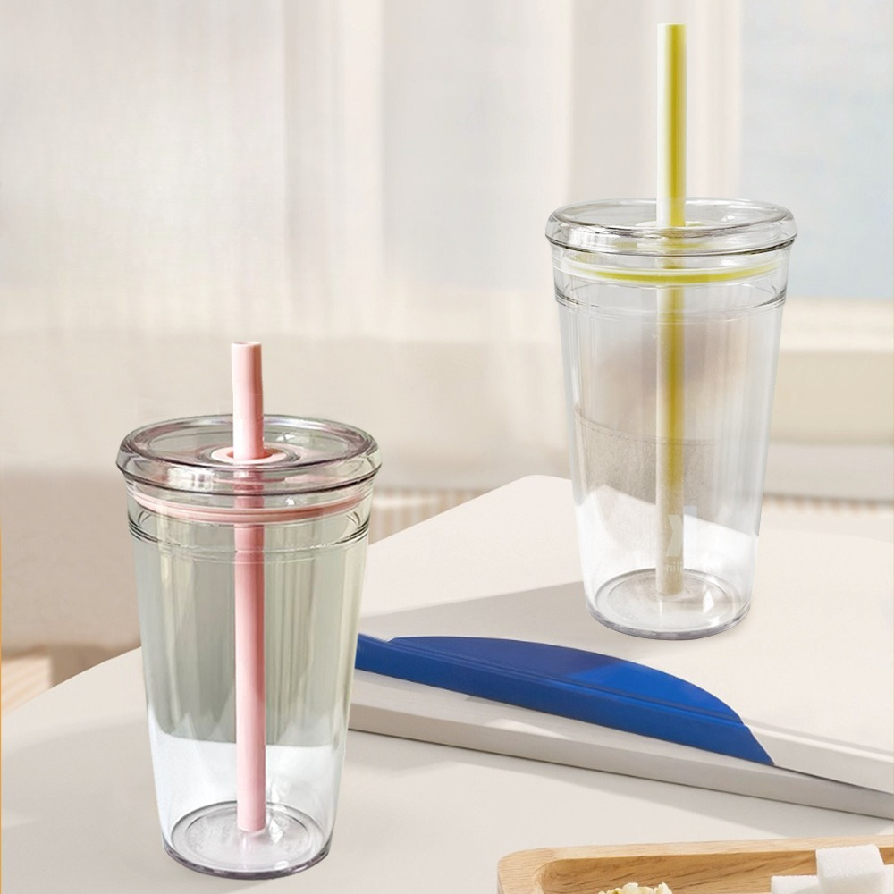 Coffee Equipment For Home - Cup Plastic Handheld 450ml Single Layer