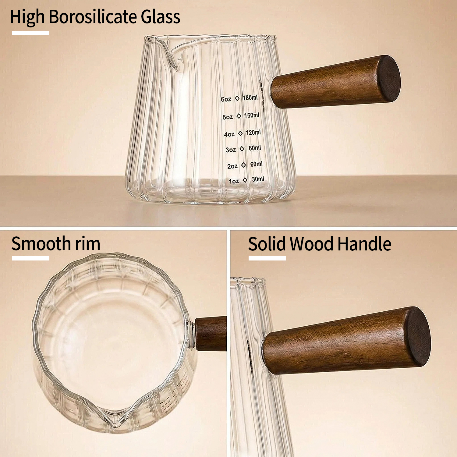 OANKR 6 oz Glass Measuring Cup - Espresso Shot Glass recensie en prijs