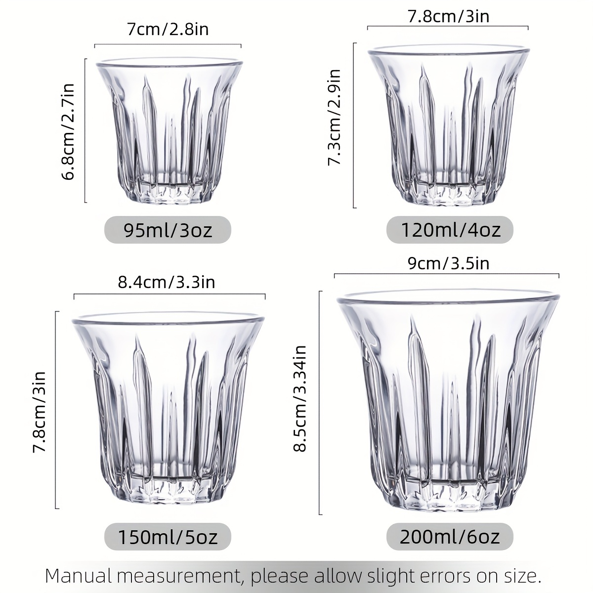 2 Pack Espresso Cups, Clear Gl - Espresso Shot Glass recensie en prijs