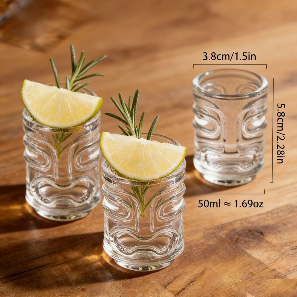 6Pcs Shot Glasses With Three D - Espresso Shot Glass recensie en prijs