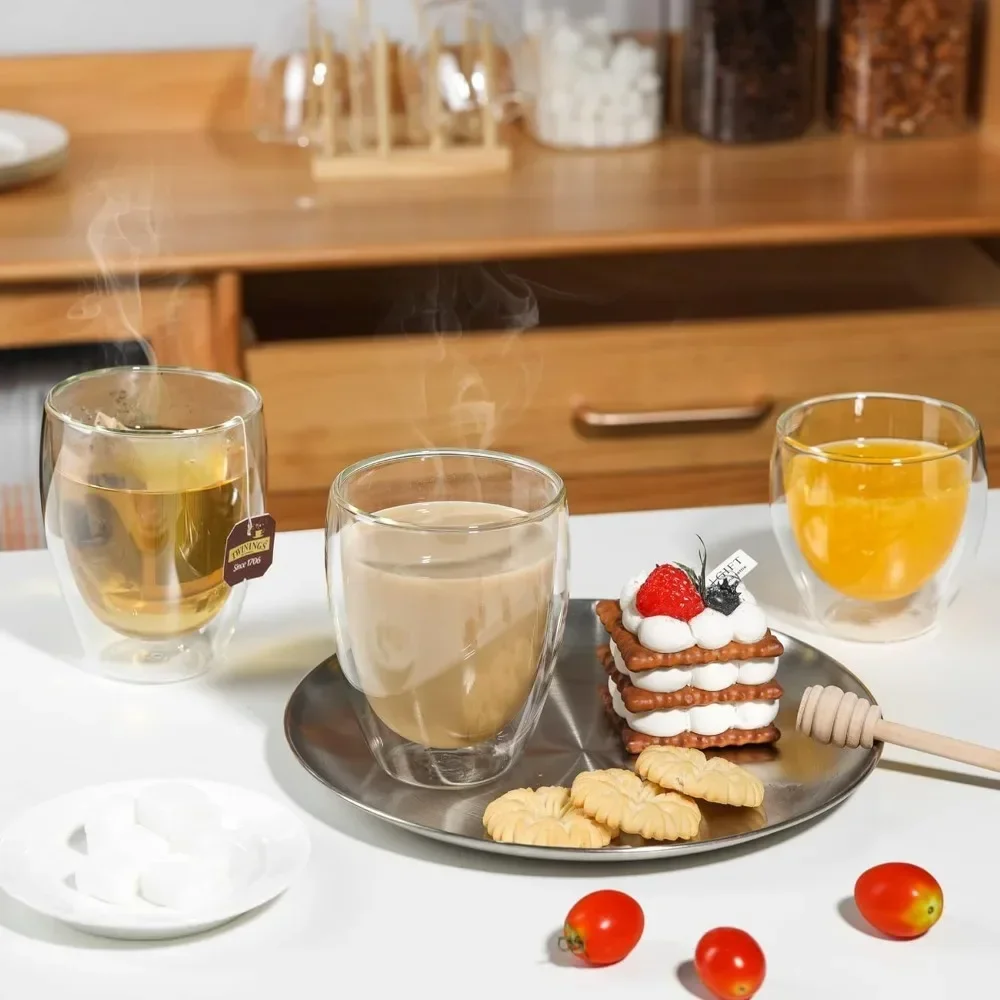 6 pcs Clear Double Wall Glass  - Espresso Shot Glass recensie en prijs
