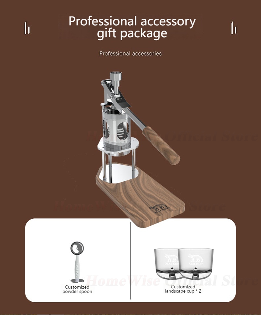 LXCHAN WS/WS1 Portable Manual  - Pressure Gauge Espresso recensie en prijs