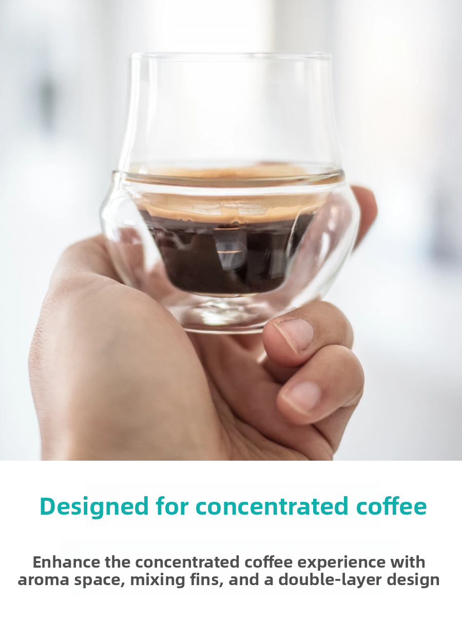 Italian Style Double Layer Hea - Espresso Shot Glass recensie en prijs
