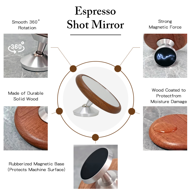 Espresso Shot Mirror Magnetic  - Espresso Shot Glass recensie en prijs